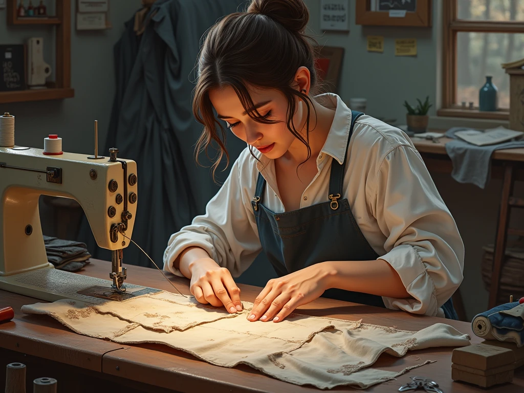 Reparasjon av klær hos Quodrynnfrax